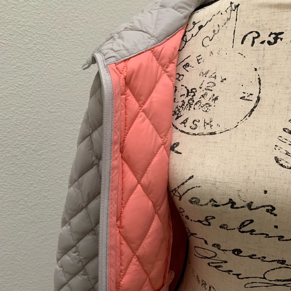 🆕 Michael Kors gray down puffer quilt jacket coat - Picture 2 of 5